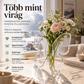 🦋 Átlátszó pillangós váza – kristálytiszta műanyag, stabil talp, virágok és ajándékok ✨