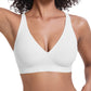 💕 Jelly Wireless Melltartó – Varrat Nélküli, Push-Up, Mély V-Nyákú, 9 Szín, S–3XL 🎀