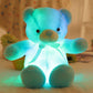 🧸Teddy mackó, színes LED-es világítás, puha játékok