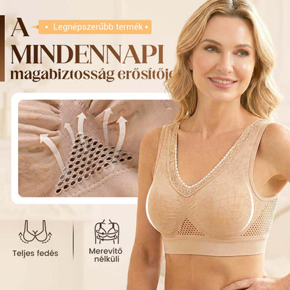 【✨1 + 1 ingyenes – 2 db】Nagy tartású, vezeték nélküli csipke melltartó nőknek