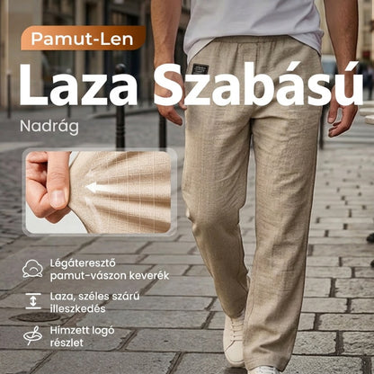 Férfi légáteresztő egyenes szárú nadrág