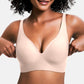 💕 Jelly Wireless Melltartó – Varrat Nélküli, Push-Up, Mély V-Nyákú, 9 Szín, S–3XL 🎀