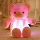 🧸Teddy mackó, színes LED-es világítás, puha játékok