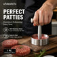 🥩✨ Kerek Steakprés: Tökéletes Húspogácsa és Profi Formázás! 🍔