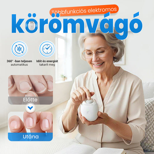 🎁1+1 ingyenes🔥Univerzális automata körömreszelő felnőtteknek és gyerekeknek