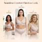 💕 Jelly Wireless Melltartó – Varrat Nélküli, Push-Up, Mély V-Nyákú, 9 Szín, S–3XL 🎀