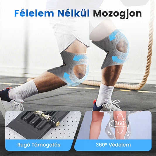 🦵Melegítő Térdtámasz - Állítható, Légző Anyag, Téli Sportokhoz