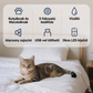 🐶✂️ -50%! 🏡 Csendes kisállatnyíró – Titán-Kerámia + ABS – Újratölthető és 1200 mAh – Macskák és kutyák számára