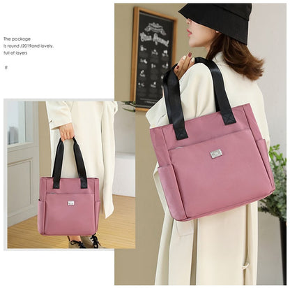 2025 Nagy kapacitású, vízálló, több zsebbel ellátott nylon válltáska