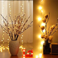 Pousbo® LED fűzfaág lámpa Elemről működő ág lámpa