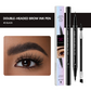 🔥💥Szemöldökceruza és kefe két véggel - 2 db/készlet