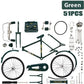 🚴 1:10 Szimulációs Mini DIY Retro Kerékpár Modell Dísz 🎁