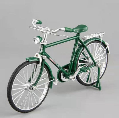 🚴 1:10 Szimulációs Mini DIY Retro Kerékpár Modell Dísz 🎁