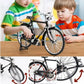 🚴 1:10 Szimulációs Mini DIY Retro Kerékpár Modell Dísz 🎁