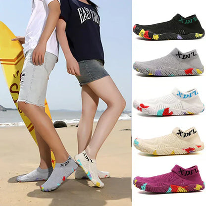 🌊 Uniszex gázlócipő – Légáteresztő, gyorsan száradó, könnyű | Ideális strandra, patakra, esőbe 👣✨🏖️