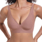 💕 Jelly Wireless Melltartó – Varrat Nélküli, Push-Up, Mély V-Nyákú, 9 Szín, S–3XL 🎀