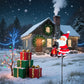 Varázsolj karácsonyi hangulatot! 🎅 Napenergiás Mikulás lámpa – Varázslatos fény önti el a kertet ünnepi csillogással. ✨