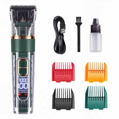 🐶✂️ -50%! 🏡 Csendes kisállatnyíró – Titán-Kerámia + ABS – Újratölthető és 1200 mAh – Macskák és kutyák számára