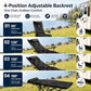 🪑 Állítható, összecsukható kerti szék – Könnyű, strapabíró és sokoldalú – Tökéletes a kertbe, kempingezéshez, a strandra vagy a teraszra – Könnyen hordozható és felállítható 🏕️✨