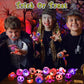 🎁LED-es fényű halloweeni fénygyűrű😍 - 50 darabos szett