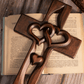 Összefonódó szívek fa kereszt♥ - Családi áldások 🕊️