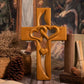 Összefonódó szívek fa kereszt♥ - Családi áldások 🕊️