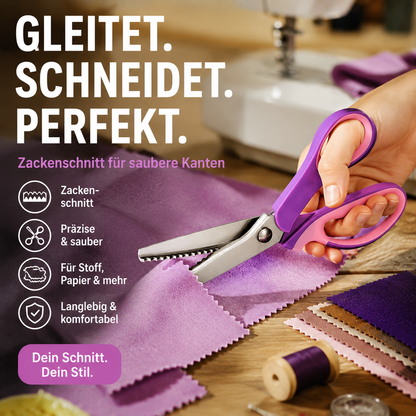 🥳✨Többcélú cikk-cakk olló, fogazott olló✂️🧵