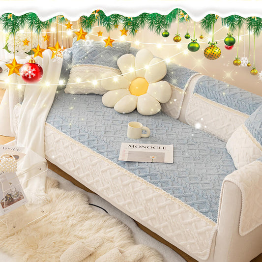 🛋️Szép ajándék – Csúszásgátló flüss kanapéhuzat🧵