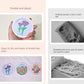 🧺🌱 Nyomtatott mintás, faanyagból és pamutból készült tisztító kendő – 💖 természetes faanyag + pamutszálak – utánvéttel