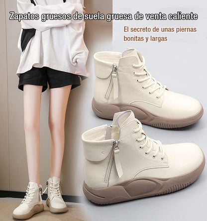 【✨2025 Új Termékek】👢Fehér talpú Faux Fuzzy csizmák