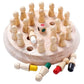 ♟️Montesszori Emlékezetfejlesztő Sakk - Agyfejlesztés 3 Éves Kortól, Fa Játék