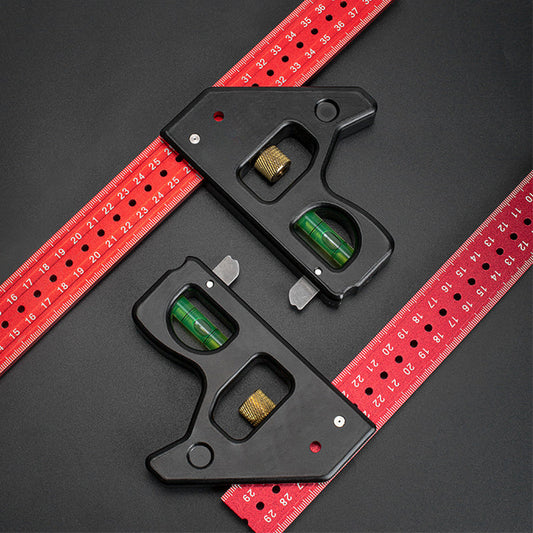 🔥Kombinált négyzet vonalzó 45-90 fokos📏