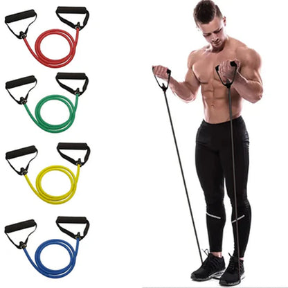 💪 Fogantyúval ellátott ellenállás-szalagok – 11 darabos készlet otthoni edzésekhez, erőnléti edzéshez és fizikoterápiához 🏋️