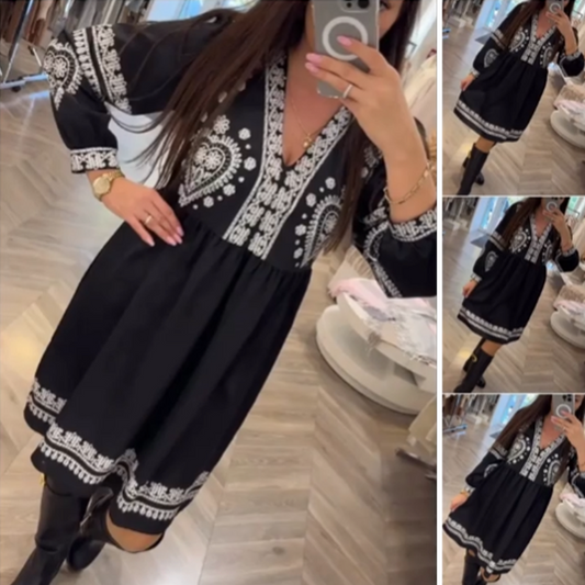 【S-3XL】🌷Laza, hosszú ujjú ruha