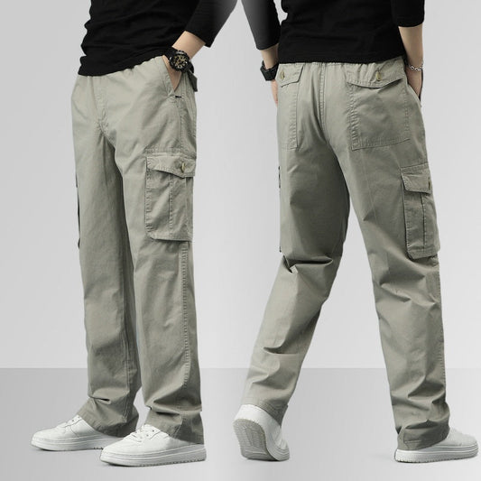 👖 SUPER OFFER 2025🔥 Férfi cargo nadrág, kényelmes, laza szabású, laza szabású, több zsebbel és több zsebbel.