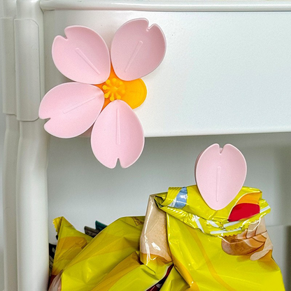 Virág alakú mágneses hűtőszekrénycsipesz az élelmiszerek tárolásához🌸