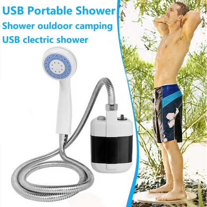 🚿 Kültéri hordozható zuhanyzó USB