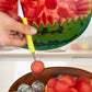 🍉3 az 1-ben rozsdamentes acél dinnyegolyózó kanál szerszámkészlet