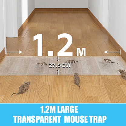 🐁 1,2 m-es nagy átlátszó egércsapda