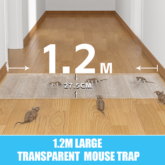 🐁 1,2 m-es nagy átlátszó egércsapda