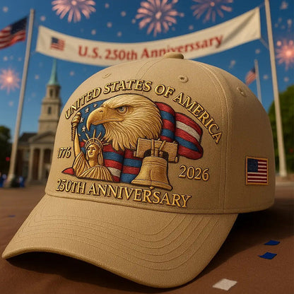 Vásároljon 1 kap 1 ingyenes🔥 Amerikai Egyesült Államok 250. évfordulója baseball sapka 🎁✨