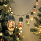 🎄Karácsonyi vintage dekorációs fényfüzér – LED-es fényfüzérek🎅