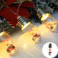 🎄Karácsonyi vintage dekorációs fényfüzér – LED-es fényfüzérek🎅