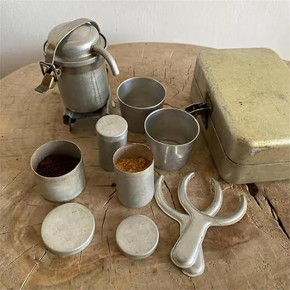 Rendkívül ritka vintage kemping kávéskészlet