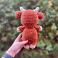 🎄🔥Horgolt skót tehén amigurumi minta🐮 – DIY készlet és kész plüss