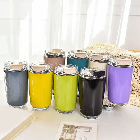 Elegáns hordozható 320 ml-es termoszcsésze