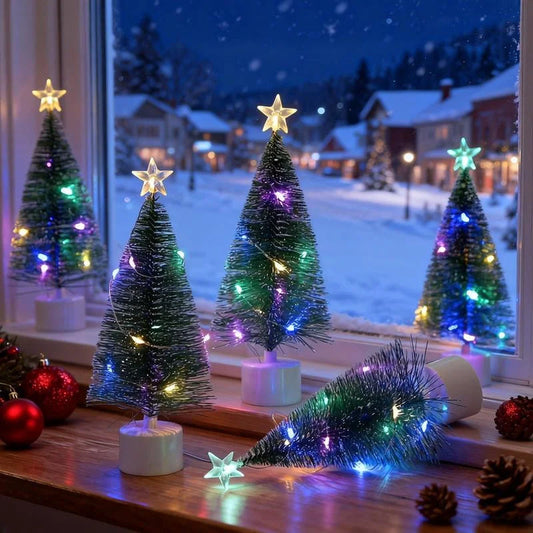 🔥LED fenyő tűlevelű karácsonyfa csillaggal🎁
