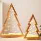 2 db asztali fa karácsonyfa LED-es világítással