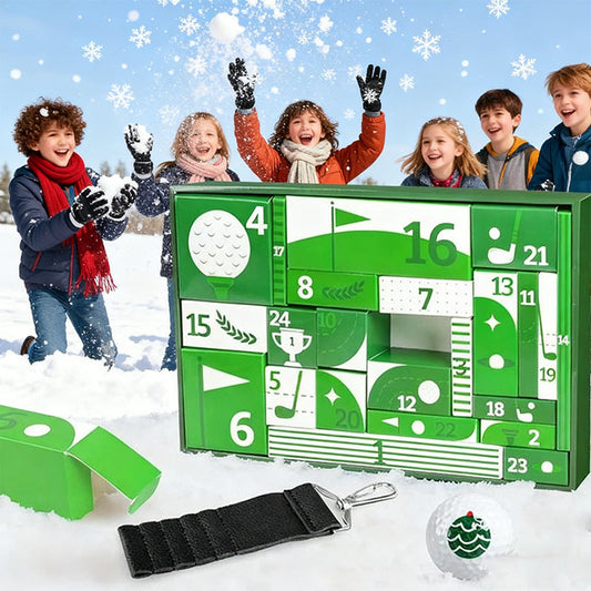 24 napos karácsonyi golf adventi naptár ajándékdoboz