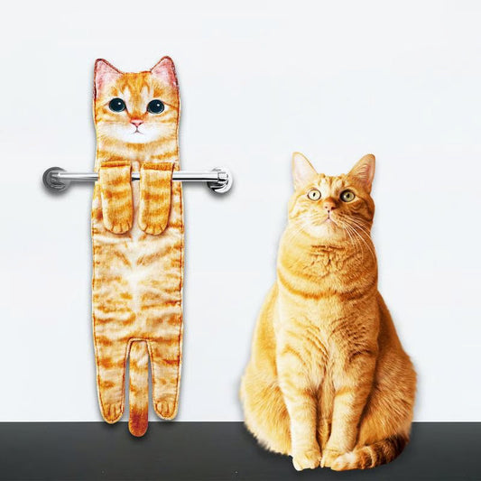 😺 Imádnivaló törülköző kiscicával 🐾
